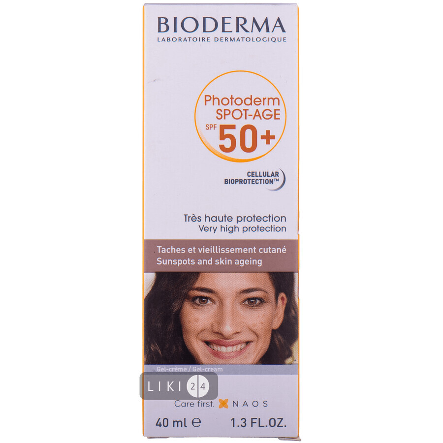 Крем Bioderma Photoderm Spot SPF 50+ 40 мл: цены и характеристики