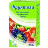 Фруктоза натуральний фруктовий цукор Барвиста, 250 г