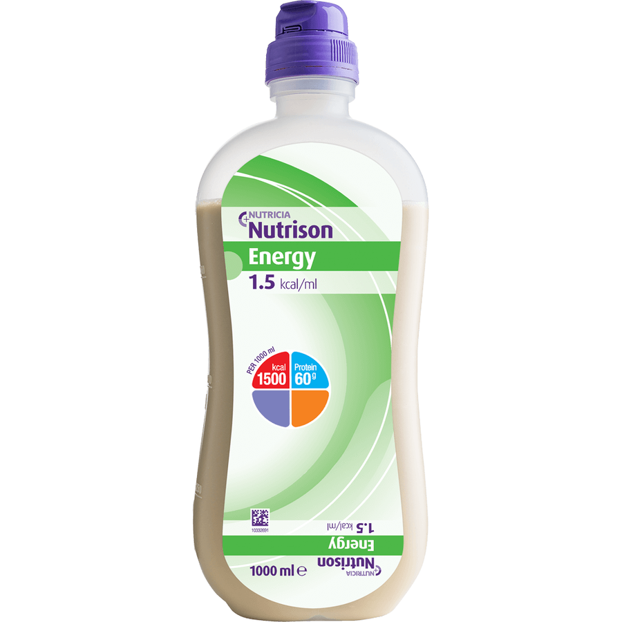 Нутризон Энерджи жидкая смесь для энтерального питания, 1000 мл. Продукт для специальных медицинских целей для детей от 3 лет и взрослых: цены и характеристики
