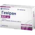 Гевиран табл. п/плен. оболочкой 800 мг блистер №30