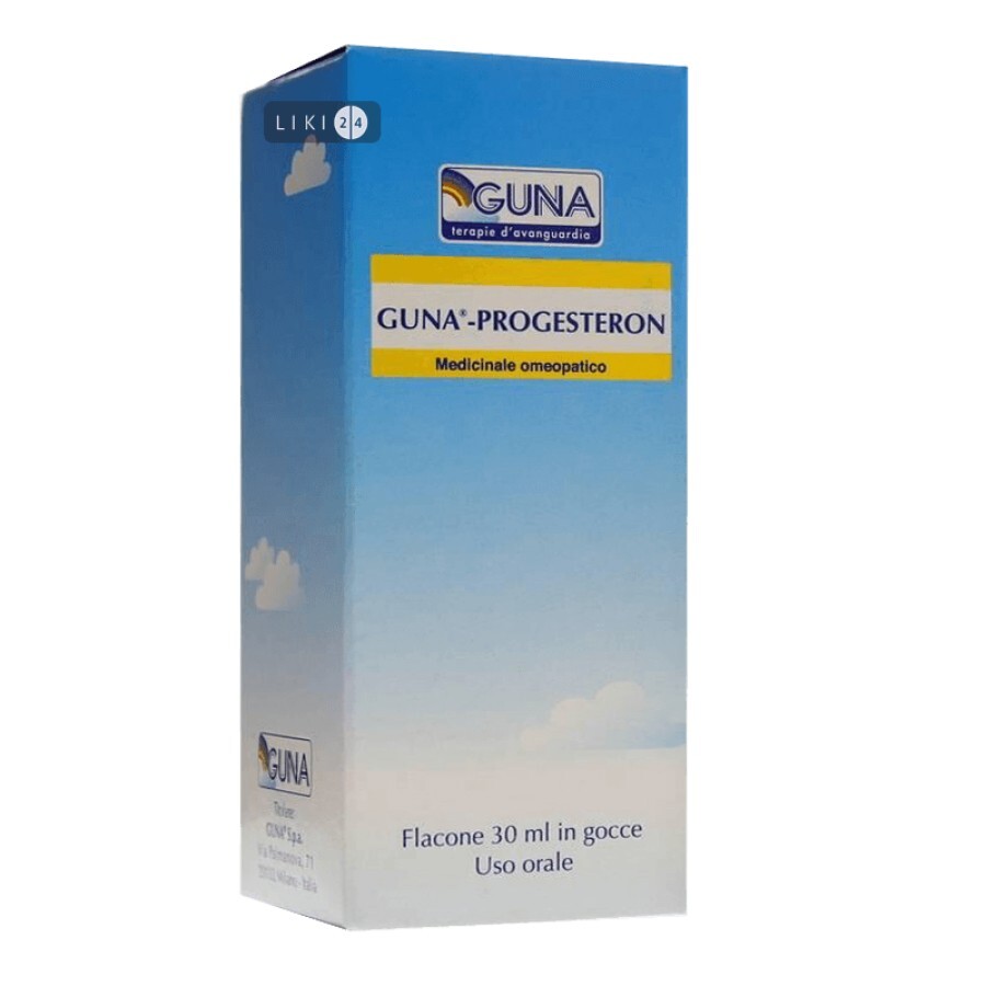 Гуна-Прогестерон капли оральные флакон капельница, 30 мл: цены и характеристики