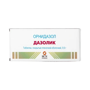 Дазолик табл. п/о 500 мг №10
