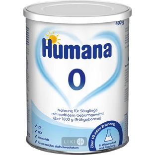 Молочная сухая смесь Humana 0 mit LC PUFA 400 г 
