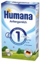 Суха молочна суміш Humana 1 з пребіотиками LC PUFA і нуклеотидами від 0 до 6 місяців 300 г