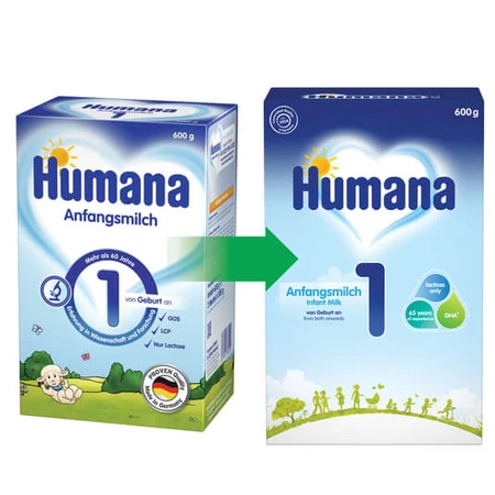 Молочная сухая смесь Humana 1 600 г: цены и характеристики