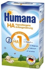 Смесь гипоаллергенная сухая Humana ha 1 начальная для детей с рождения до 6 месяцев 300 г
