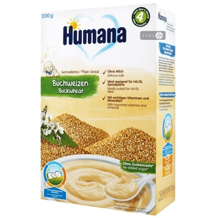 Детская каша Humana гречневая безмолочная с 4-х месяцев,  200 г