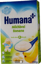 Молочна каша Humana кукурудзяно-рисова з бананом 250 г