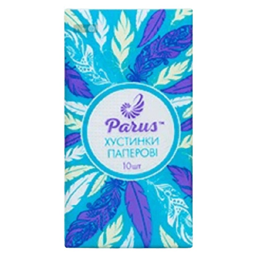 Платочки Parus без запаха носовые бумажные  №12: цены и характеристики