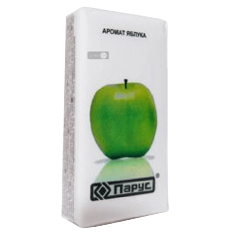 Хусточки Parus Аромат яблука носові паперові №10: ціни та характеристики