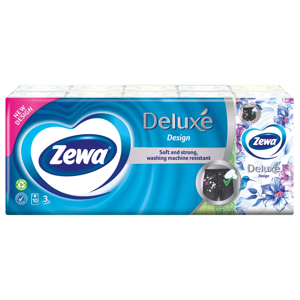 Хусточки Zewa Deluxe носові №100: ціни та характеристики