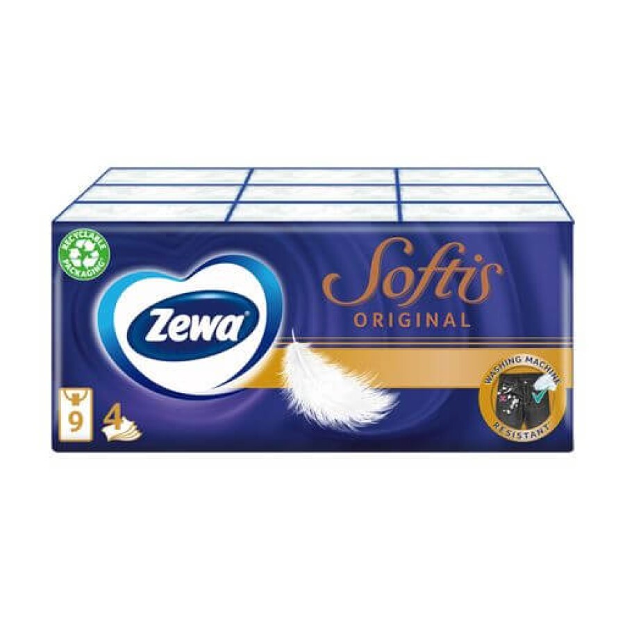 Хусточки Zewa Softis Pocket Design носові № 45: ціни та характеристики