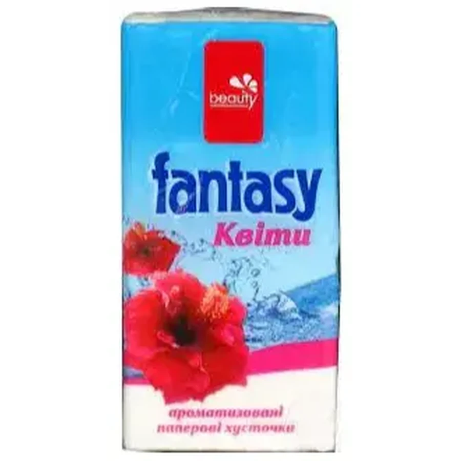 Хусточкі носові "Fantasy", квіти №10: ціни та характеристики