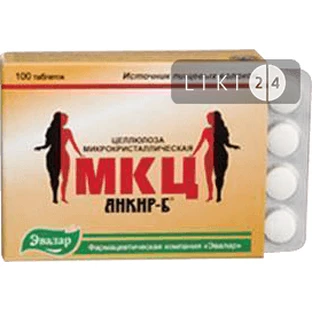 Целюлоза мікрокристалічна мкц "анкір-б" табл. 0,5 г №100