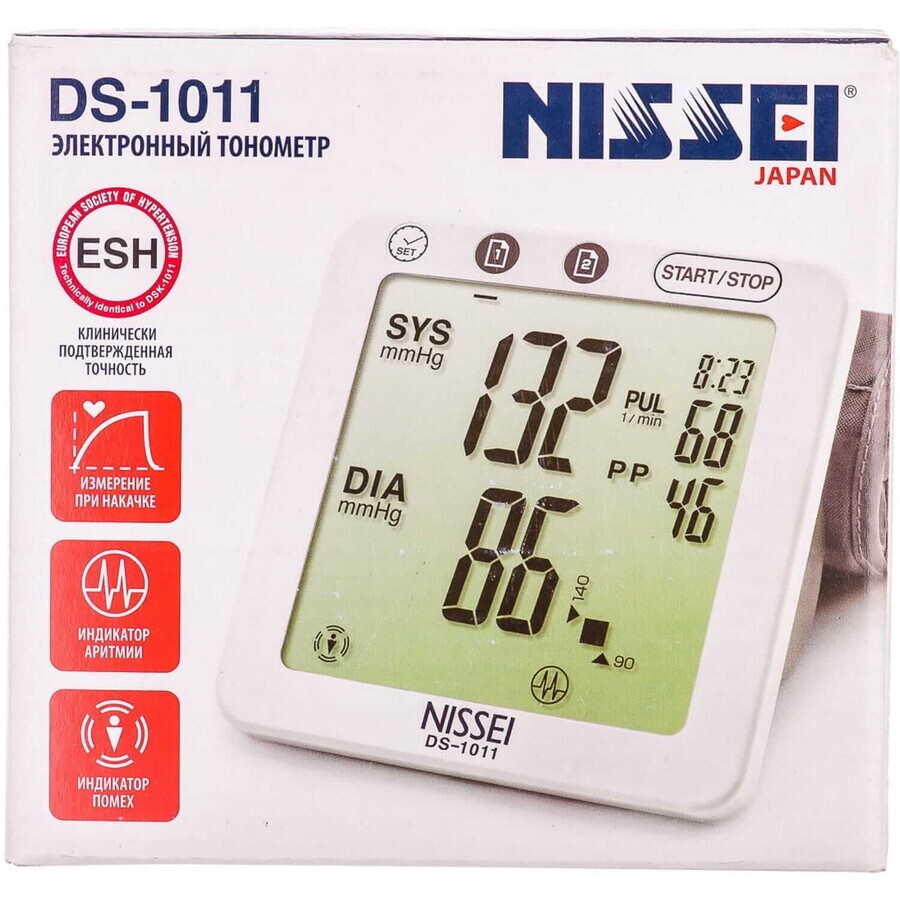 Тонометр Nissei DS-1011 автоматичний: ціни та характеристики
