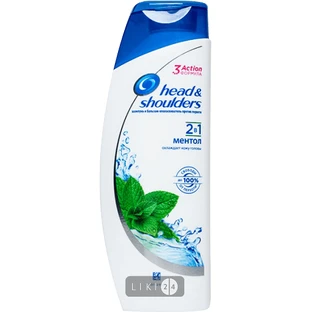 Шампунь "head & shoulders 2 in 1" фл. 200 мл, ментол