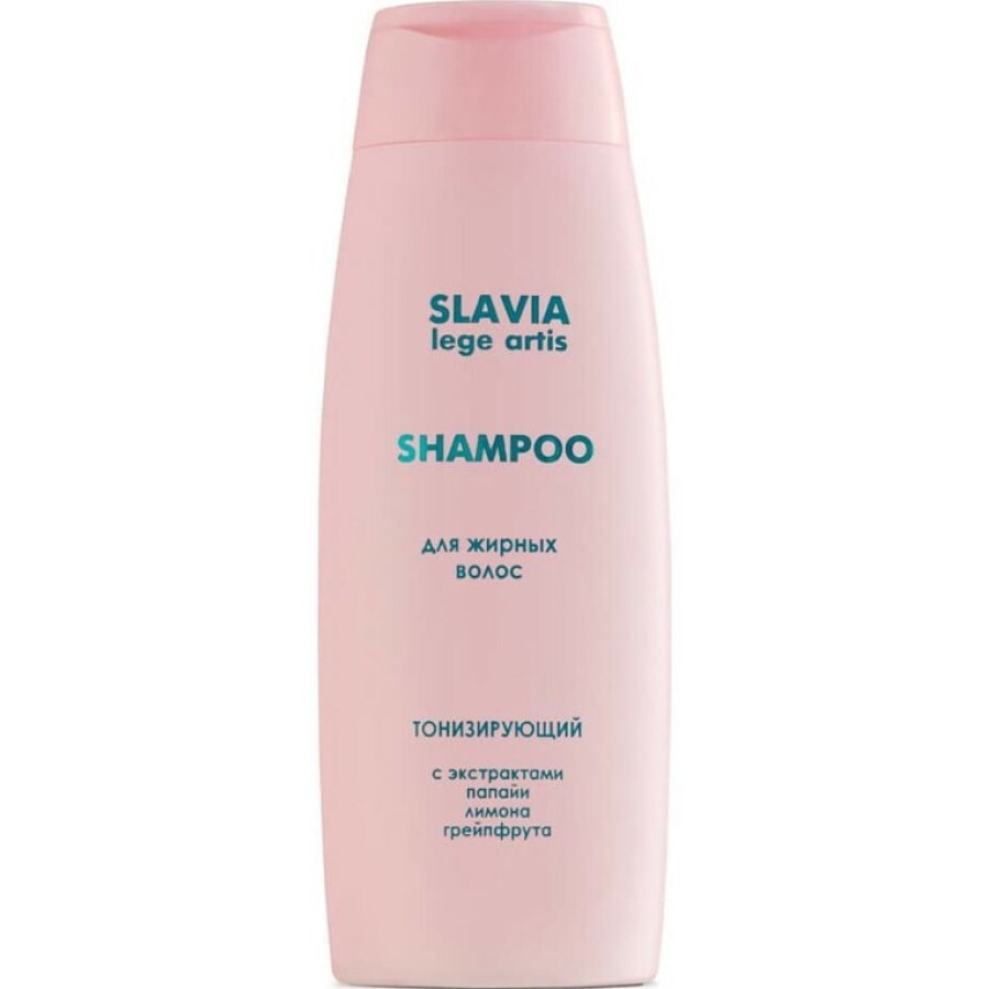 Шампунь для волосся Аромат Slavia Lede artis тонизуючий для жирного волосся, 400 мл: ціни та характеристики