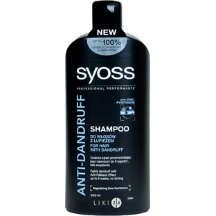 Шампунь syoss Anti-Dandruff Control 500 мл, проти лупи