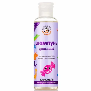 Шампунь дитячий "карамель" 200 мл, тяпи-ляпи