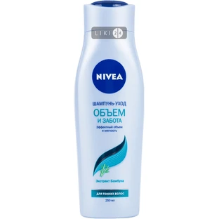 Шампунь Nivea Об'єм і турбота для волосся, з екстрактом бамбука 250 мл