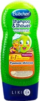 Шампунь для мытья волос и тела для детей "румяное яблочко" "bubchen" 230 мл