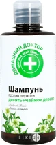 Шампунь Домашній Доктор Дьоготь і чайне дерево від лупи, 300 мл