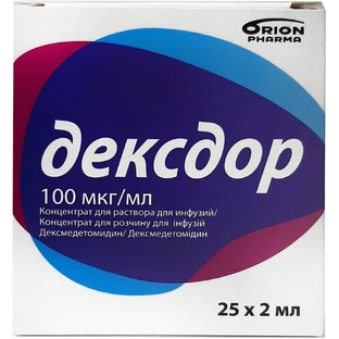Дексдор конц. д/р-ра д/инф. 100 мкг/мл амп. 2 мл №25