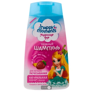 Нежный шампунь Happy Moments Маленькая Фея Послушные локоны 240 мл