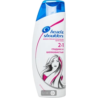 Шампунь против перхоти "head & shoulders" 200 мл, блес. и шелк. 2 в 1
