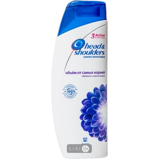 Шампунь против перхоти "head & shoulders" 200 мл, Объем от самого корня
