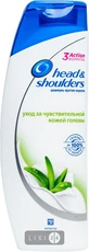 Шампунь проти лупи "head &amp; shoulders" sensitive 200 мл, д/чутл. шкіри голови