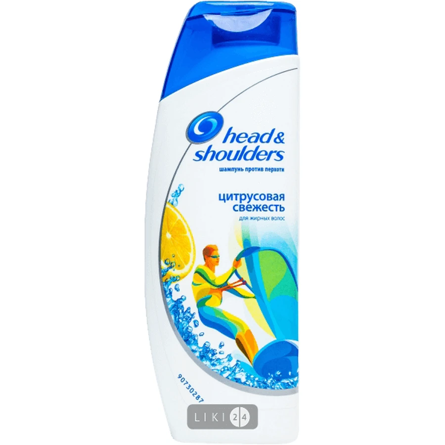 Шампунь проти лупи "head & shoulders" Цитрусова свіжість 200 мл: ціни та характеристики