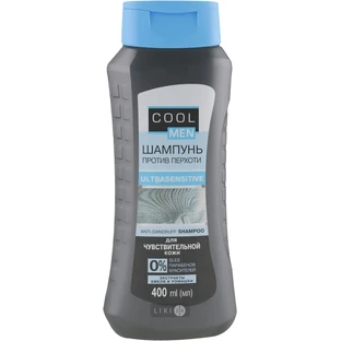 Шампунь Cool Men Ultrasensitive Проти лупи, 250 мл