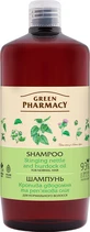 Шампунь Green Pharmacy Кропива дводомна і реп'яхова олія для нормального волосся, 1000 мл