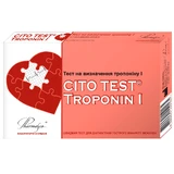 Тест Cito Test Troponin I для определения тропонина І для диагностики острого инфаркта миокарда, 1 штука