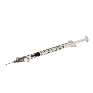 Шприц инъекционный Alexpharm туберкулиновый 3-х компонентный с иглой 26G 0.45 х 13 мм 1 мл