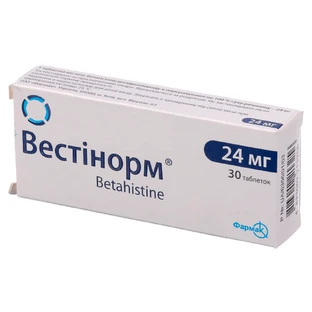 Вестинорм табл. 24 мг блистер №30