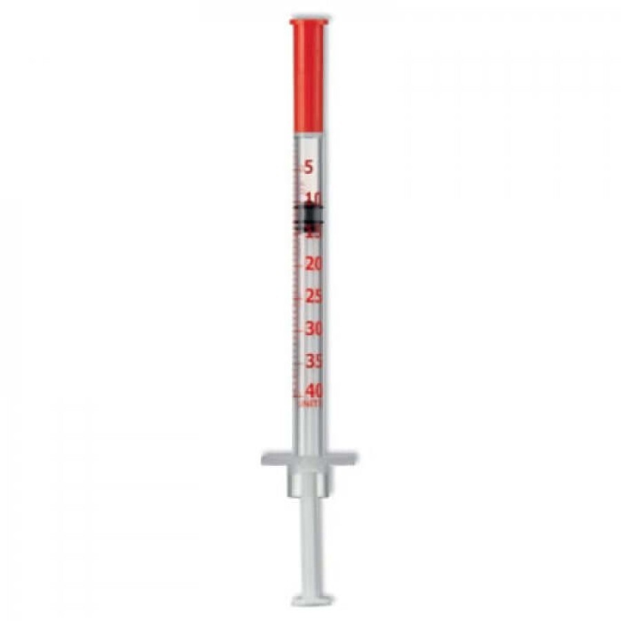 Шприц інсуліновий U-40 Medicare з голкою 29G 0.33 х 13 мм 1 мл: ціни та характеристики