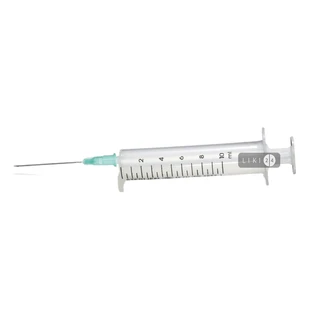 Шприц Momina 2-х компонентний з голкою 21G 0.8 мм х 38 мм 10 мл 1 шт