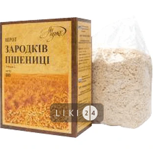 Шрот знежирений та композиції з нього і з ягодами 300 г, з зародків пшениці