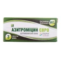 Азитроміцин Євро табл. в/о 500 мг блістер №3