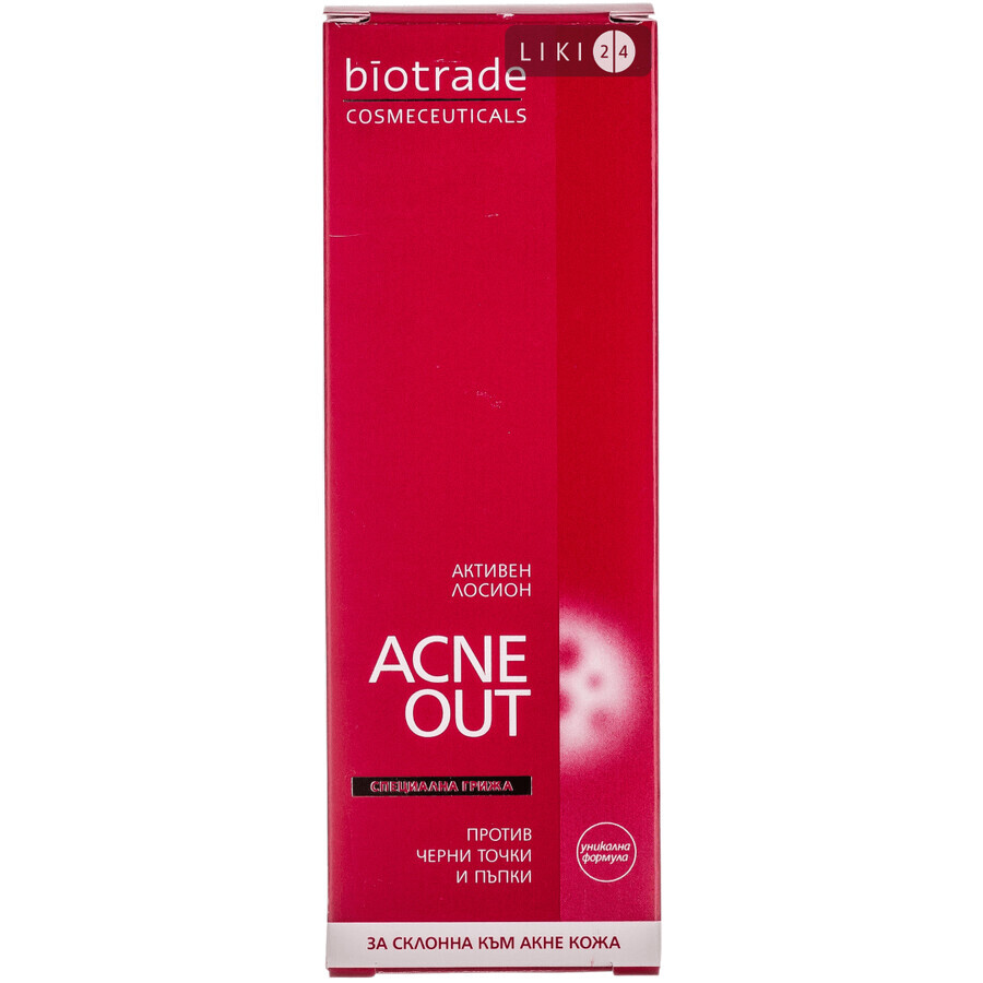 Лосьон для жирной и проблемной кожи Biotrade ACNE OUT 60 мл: цены и характеристики