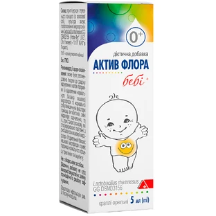 Актив Флора беби+ капли оральные флакон, 5 мл
