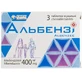 Альбензи табл. жев. блистер №3