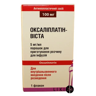 Оксаліплатін-віста пор. д/п р-ну д/інф. 100 мг фл.