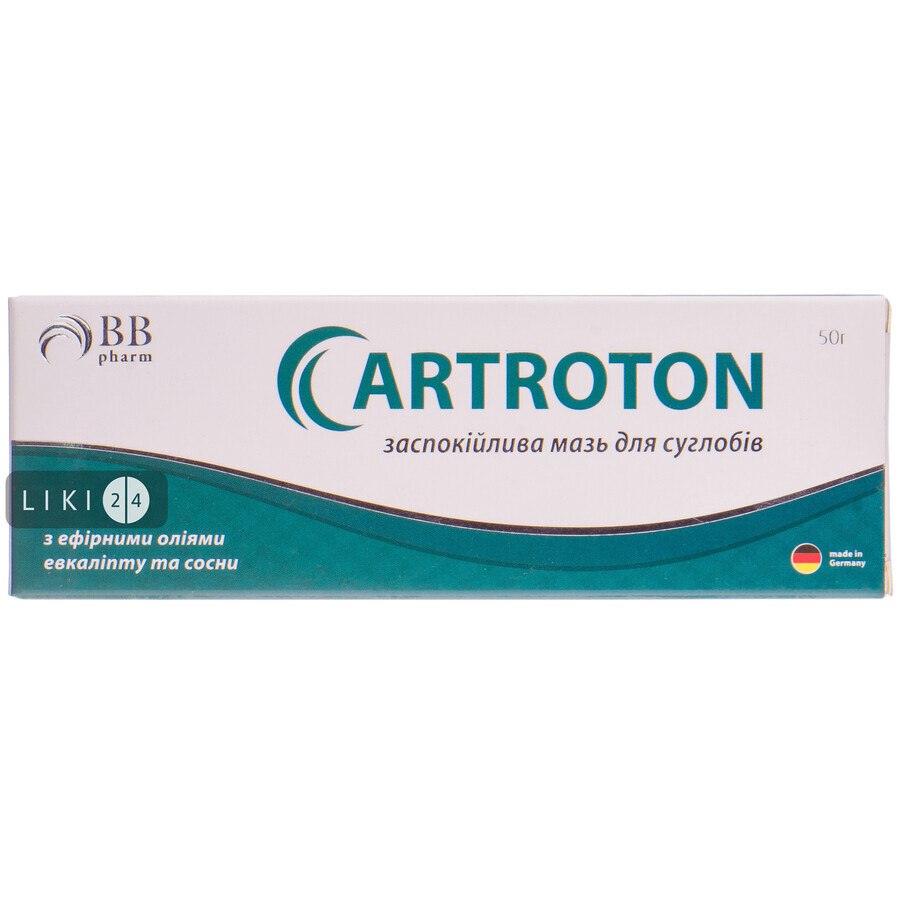 Мазь Артротон BB Pharm для суставов, 50 г: цены и характеристики