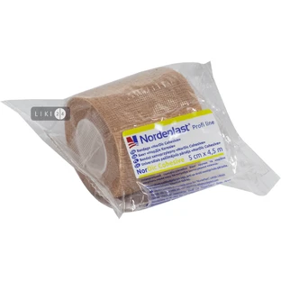 Бинт NorDic Cohesive медицинский самофиксирующий, 5 см х 4,5 м