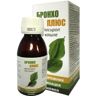 Фітосироп Бронхо плюс подорожник, 100 мл