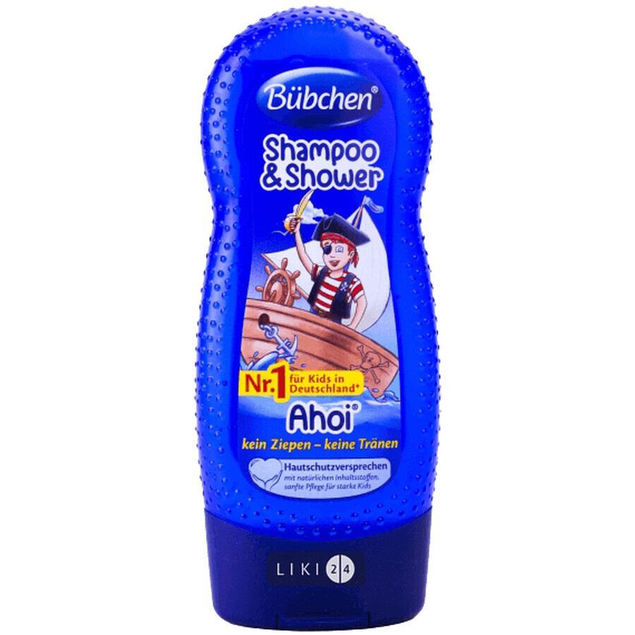 Бюбхен шампунь для волос и тела детский 230 мл, Йо-хо-хо: цены и характеристики