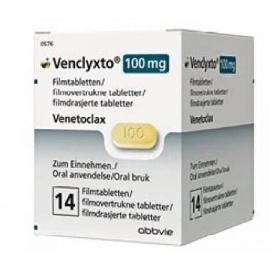 Венкліксто табл. в/о 100 мг блістер №14: ціни та характеристики